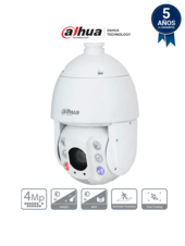 Cámara IP PTZ 4MP con tecnología Acupick, WizSense y FullColor, iluminador dual inteligente, TiOC, zoom óptico 25x, IR 150m, luz visible 50m, AutoTracking, SMD 4.0, E/S de alarma y audio, IP66, PoE.