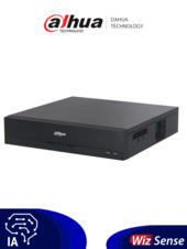 DVR de 16 Canales 4k/ WizSense/ H.265+/ IA/ 8 Bahías de Discos Duros / + 16 Canales IP/ Hasta 32 Canales IP/ 2 Canales de Reconocimiento Facial/ SMD Plus/ Codificación IA/ 16 Entradas y 6 Salidas de Alarma