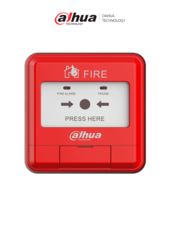 Estacion Manual de Alarma de Emergencia Direccionable/ 2 Hilos sin Polaridad/ Cumple con Norma EN54-11/ Saida Independiente Par de Contactos Normalmente Abiertos
