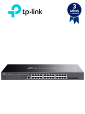 Switch Omada SDN administrable con 24 puertos Gigabit y 4 puertos SFP, con sFlow, QinQ, QoS y administración centralizada OMADA.