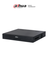 NVR de 32 canales IP 4K con tecnología Acupick, WizSense, y Smart H.265+. Rendimiento de 384 Mbps, 4 bahías para discos duros. IA avanzada. E incluye E/S de alarma y audio