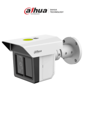 Cámara de seguridad de triple lente de 2MP de resolución, ideal para protección perimetral de largo alcance. Ofrece detección de humanos y vehículos a 100m, visión IR de 100m, tecnología ePoE, y resistencia IP67/IK10. #MCI1