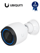 Cámara IP bullet para exterior, 8 MP, 4K, Lente Varifocal 4.1- 12.3 mm, Iluminadores IR 15 Mts, PoE, Micrófono integrado, IP67, Deteccion de eventos IA, Administrable a través de UniFi Protect