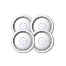 Paquete de 4 UAP-AC-PRO UniFi con bocina integrada para voceo mediante aplicación UniFi, registro SIP
