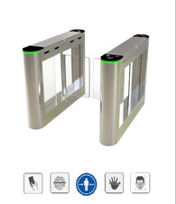 Barrera Peatonal Tipo Swing Bidirecc. /2 Chasis Acero SUS304/ Aleta Acrílico/ 110V/ Exterior Protegido/ 30 Personas x Min/ 2 mil. Ciclos/ Carril 75 cm/
