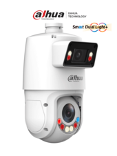 Cámara PTZ IP X-Spans 4MP+4MP. Soporta Multivision, TiOC WizSense: 25X Zoom, IR hasta 100m, Autotracking 3.0, Protección perimetral, Disuasión activa, Luz dual inteligente, SMD 4.0, Quick Pick, WDR, IP66.